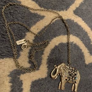Elephant statement necklace